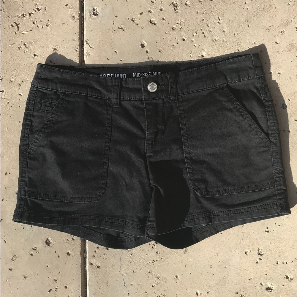 Mossimo black shorts, size 2